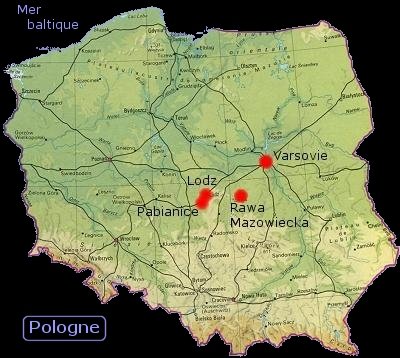 Carte de Pologne